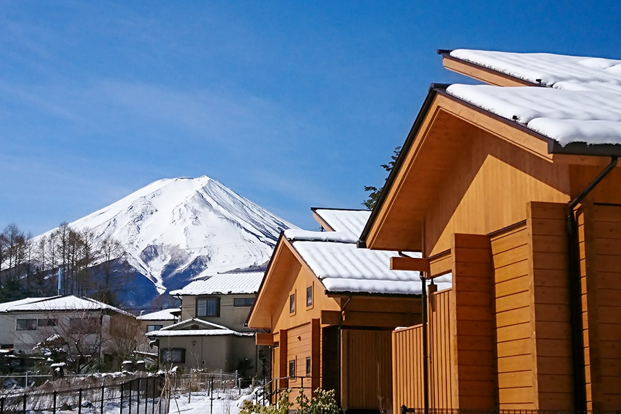 今日の富士山（4月の冠雪）