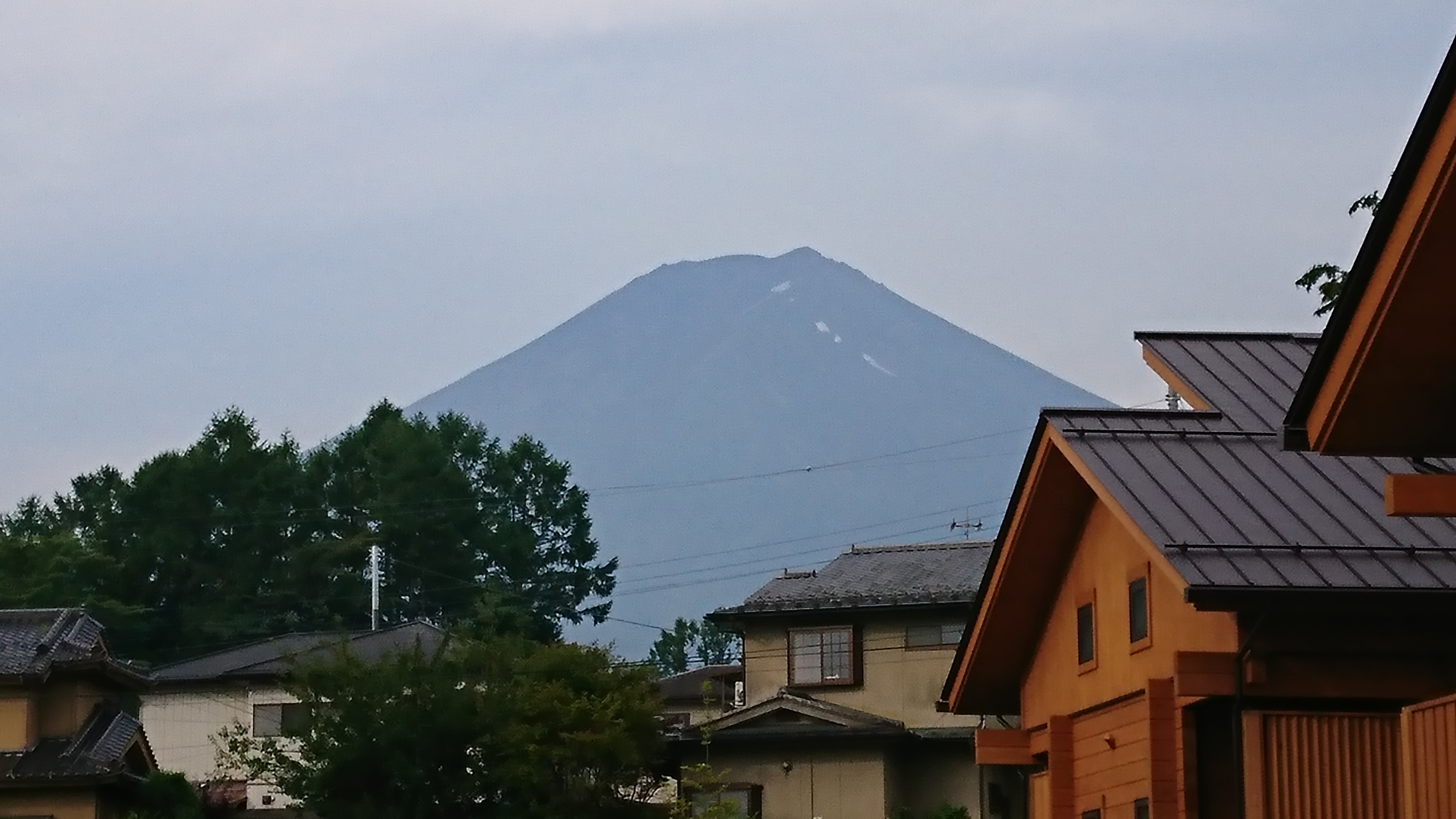 今日の富士山（久々に拝めました）