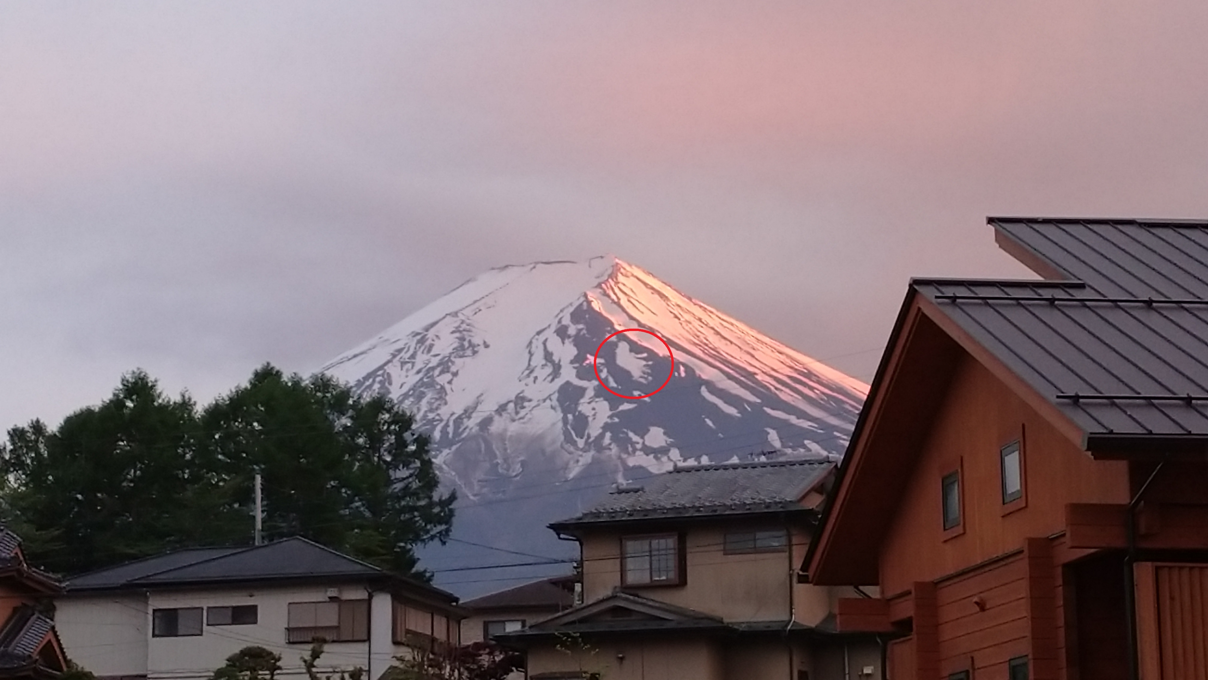 今日の富士山（農鳥はまだ？）