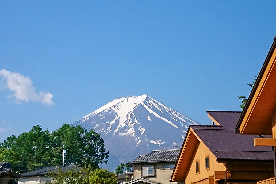 今日の富士山（朝から晴天）