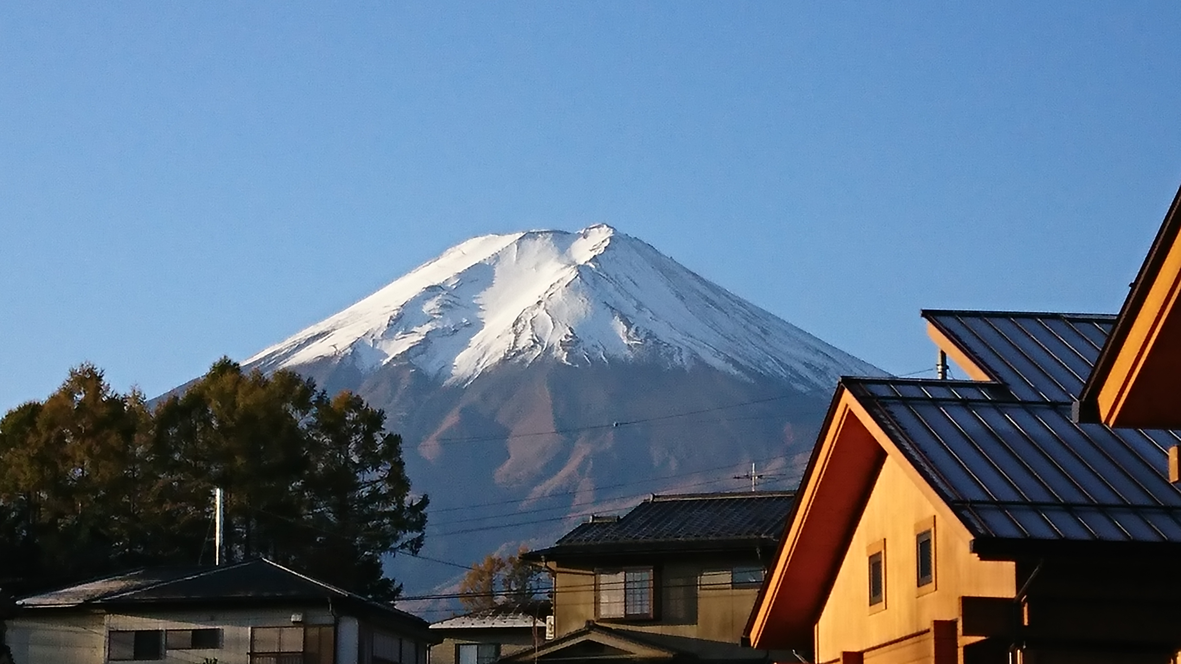 今日の富士山（冬が始まるよ）